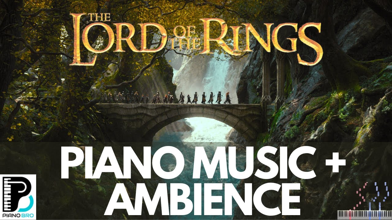 Lord of the Rings Trilogy RELAXING PIANO 5 Hours--Sleep Music, Study Music, Calm Music (ThePianoBro)