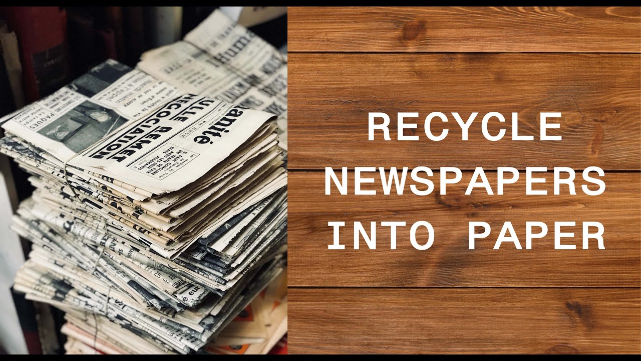 #DIY #RECYCLE #NEWSPAPERA RECYCLE NEWSPAPER INTO PAPER || DIY || ARTRICA