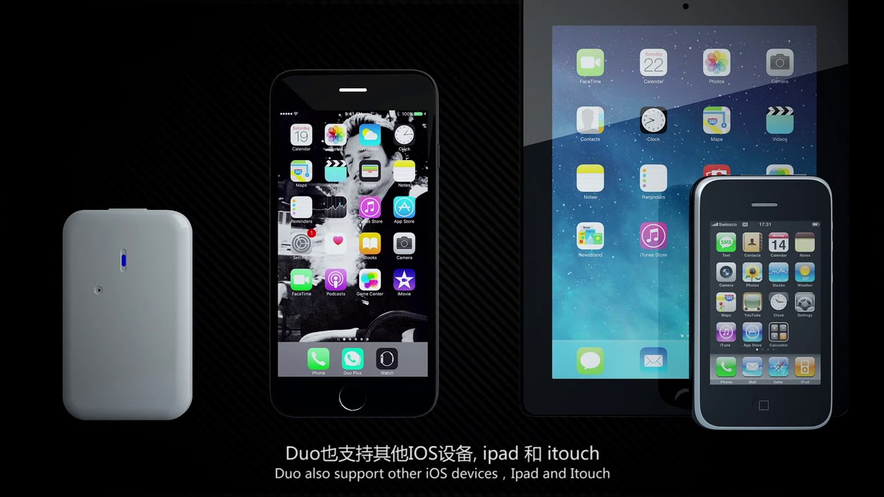 DUOSIM - iPhone Dual Sim Bluetooth Adapter (for iOS device)