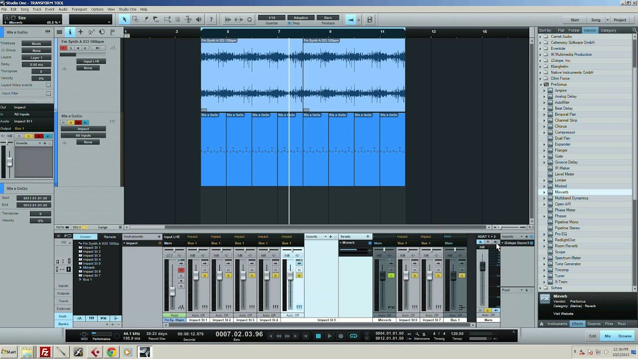 Studio One -Master Mono Button-