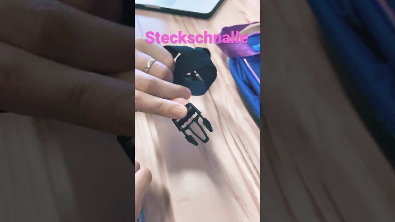 Steckschnalle, Gurtschnalle, Zeltschnalle richtig einf&auml;deln 🤪