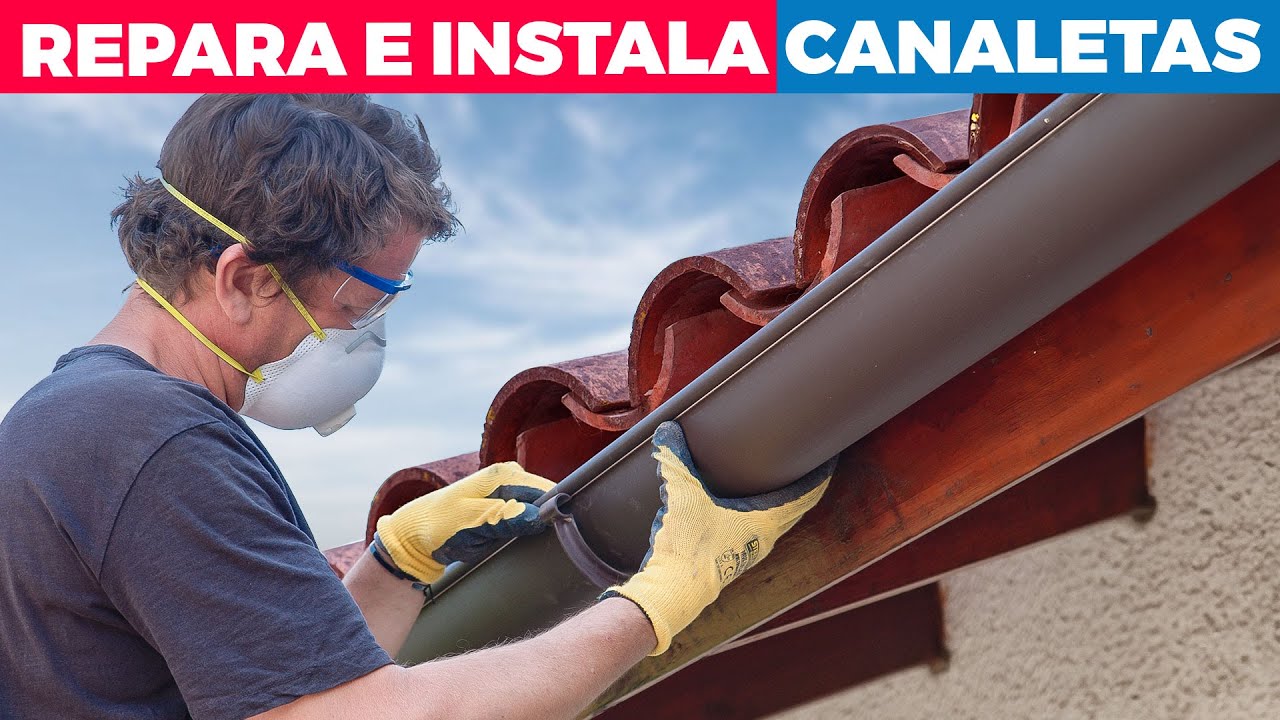 Cómo reparar e instalar canaletas