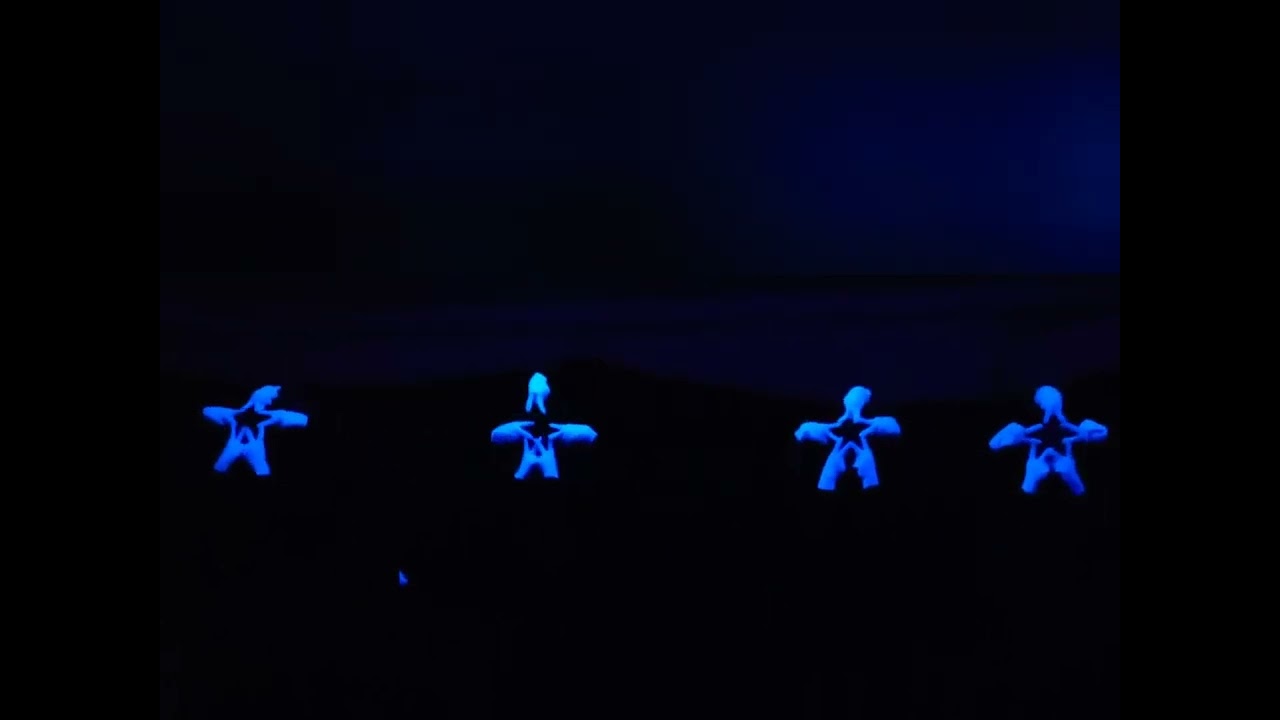 Teatro de luz negra//Sobre as águas🎶//ministério adoração teen IBA✞