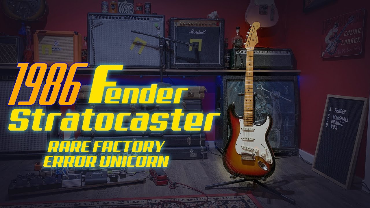 Переиздание Fender Stratocaster 57/62 1986 года — самый редкий год рождения Fender Stratocaster