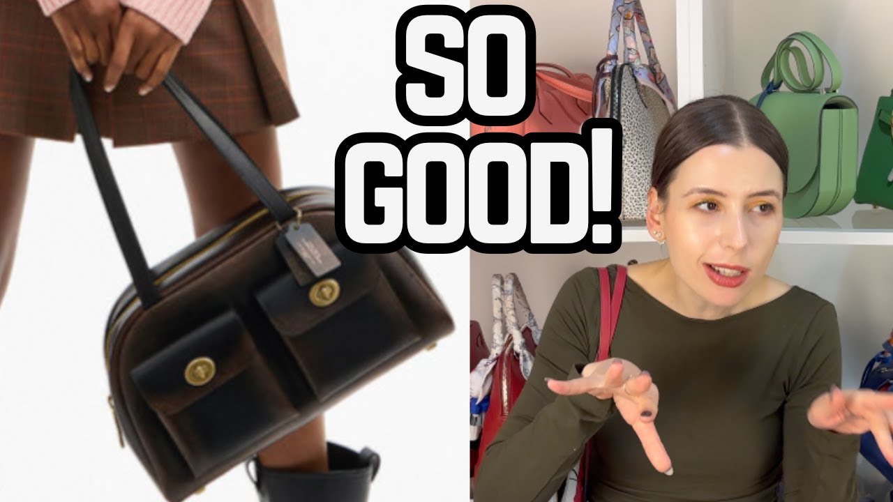 Сумки Coach, которые я люблю и ненавижу 💔 Двухсекционная сумка, рамка Kisslock 16, двойной поворо...