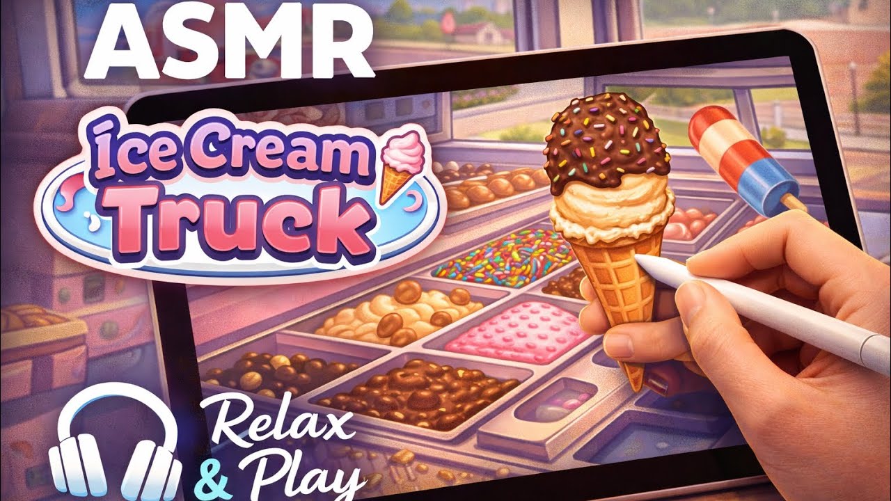 Gameplay Ice Cream Truck bem relaxante 🍦🚚