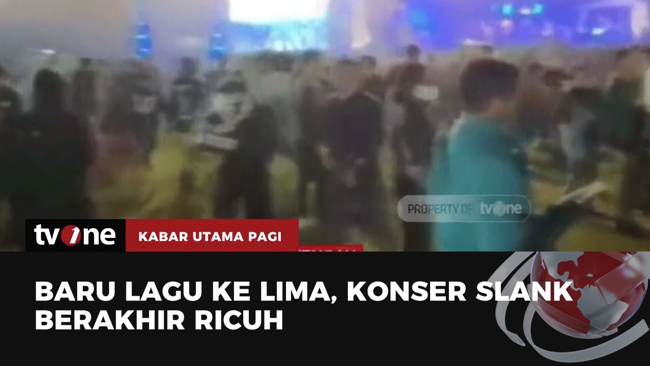 Konser Slank di Semarang Ricuh, Petugas Tembakkan Gas Air Mata | Kabar Utama Pagi tvOne