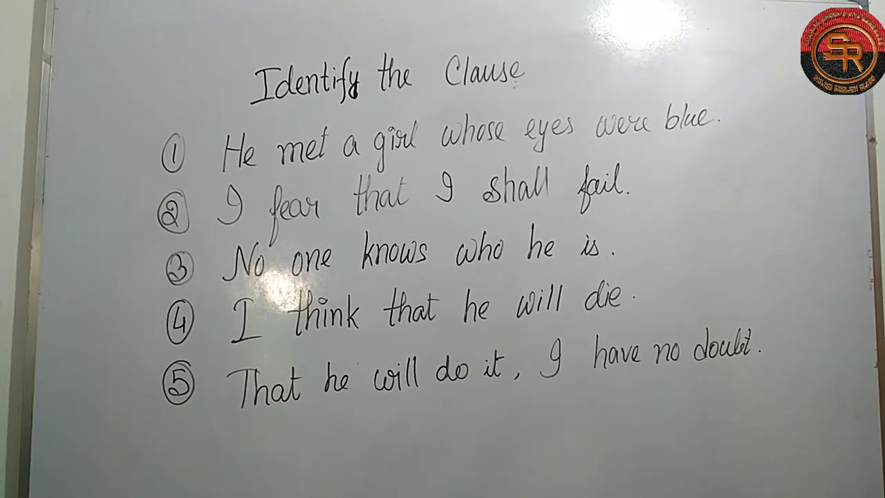 PRINCIPAL CLAUSE AND SUBORDINATE CLAUSE
