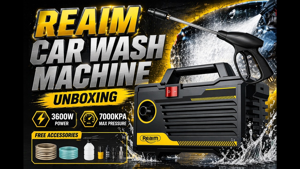 REAIM Car Wash Machine 