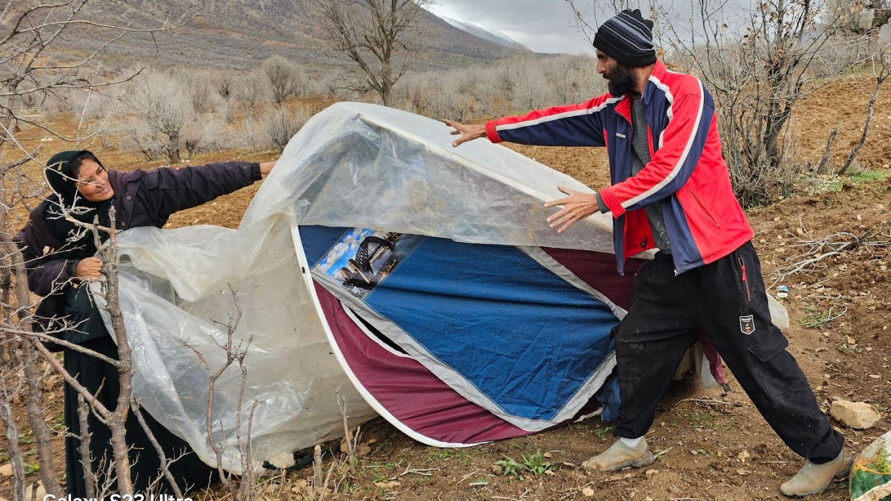 Heavy rain, a ruined tent, and Mahvash running away!Mustafa's attempt to please her