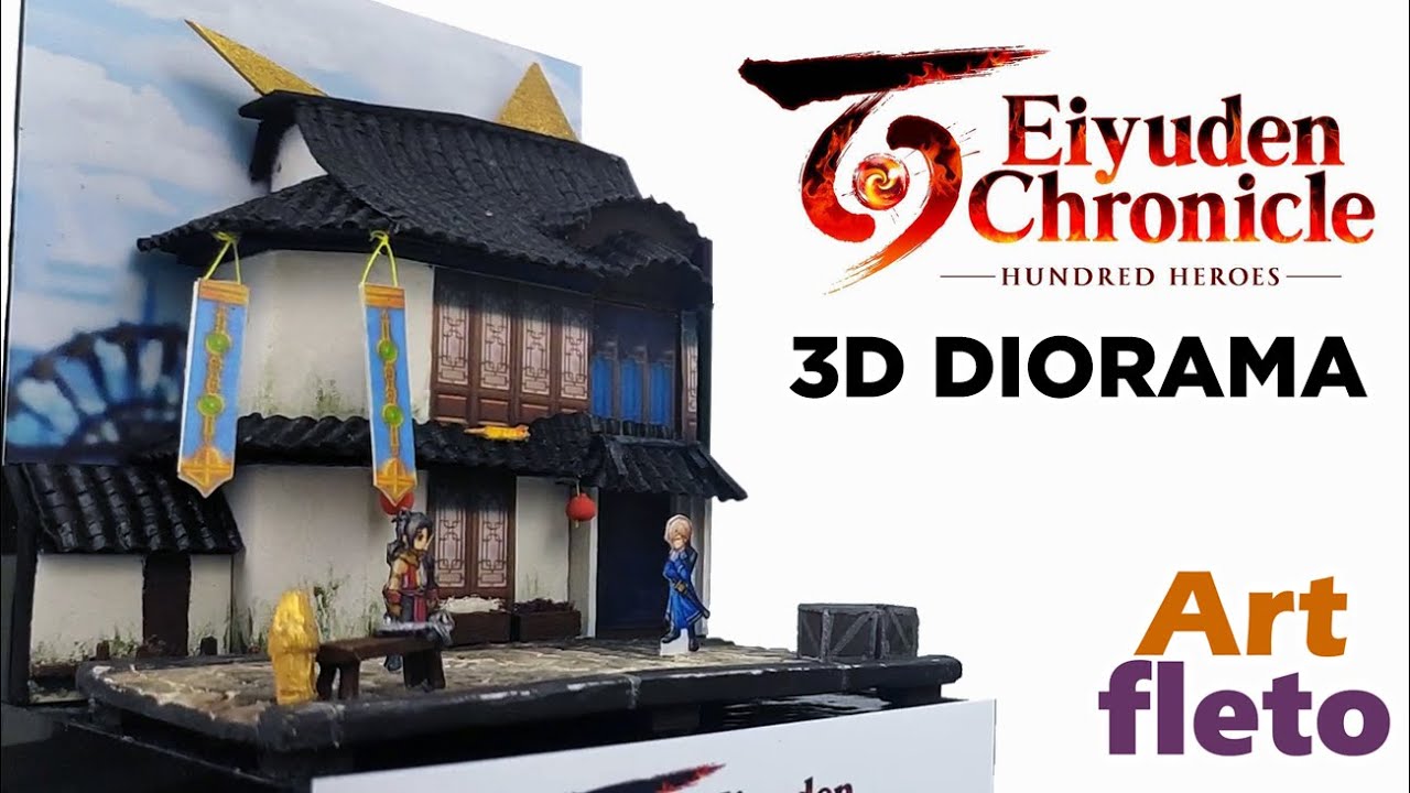 How to make Eiyuden Chronicles Town Diorama