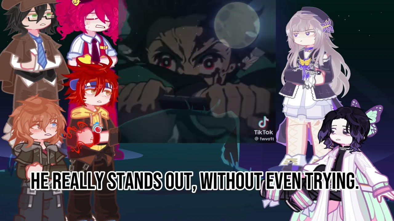 Fandoms react to Tanjiro | Giyuu | Demon slayer | Gacha Life 2 | p2