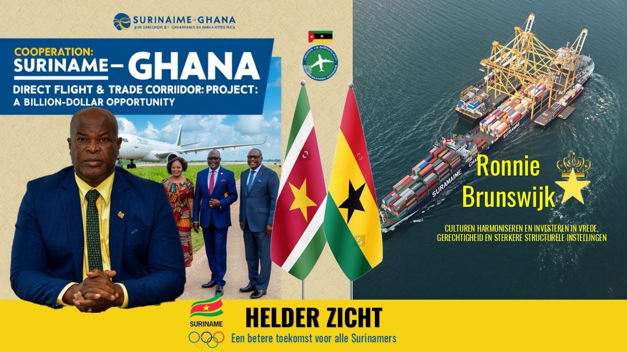 Suriname-Ghana Direct Flight & Trade Corridor: A Billion-Dollar Opportunity