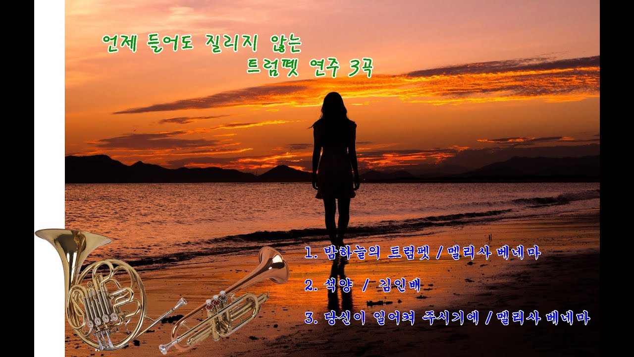 언제 들어도 질리지 않는 트럼펫 연주 3곡 / 멜리사 베네마, 김인배