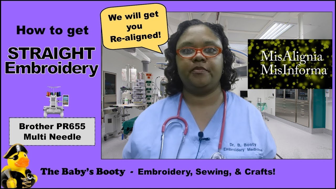 How to Line Up Embroidery Designs on the PR655,  How to Get Embroidery Straight & SWP Templates