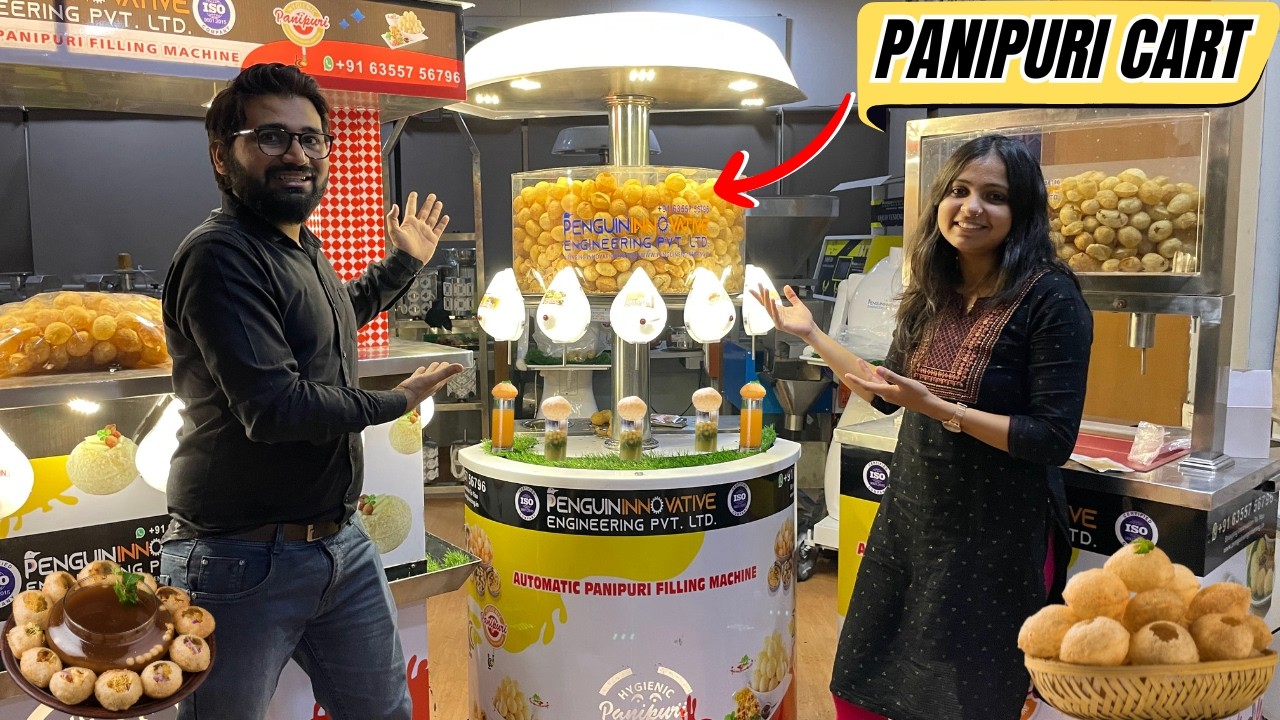 Panipuri Filling Machine | Panipuri Machine | New Model #panipurimachine  #business #video #2025