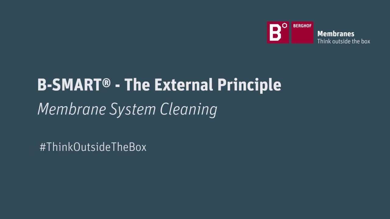 B-SMART&reg; - The external principle | Membrane System Cleaning