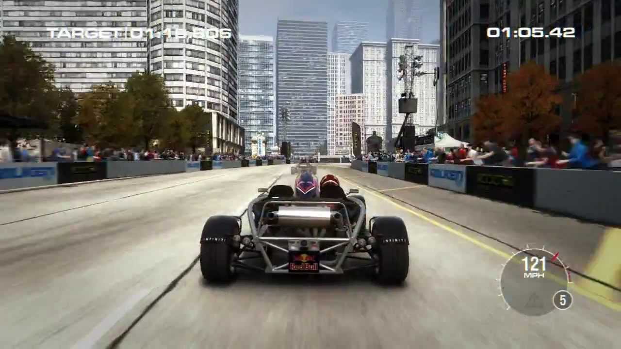 GRID 2: Global Challenge 1:16.929 / 1:16.606 T3 Chicago Underpass Ring Power Lap w/ Ariel Atom 3