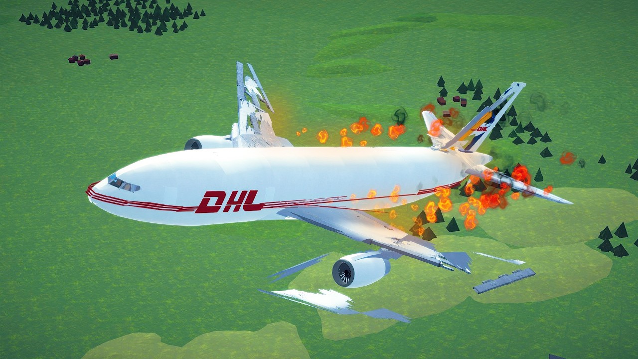 Real Airplane Crashes and Disasters | Besiege (Pilot Audio)