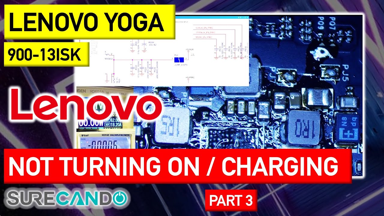 Lenovo Yoga 900-13ISK Not charging or turning on. Full disassembly. Repair attempt. Part 3