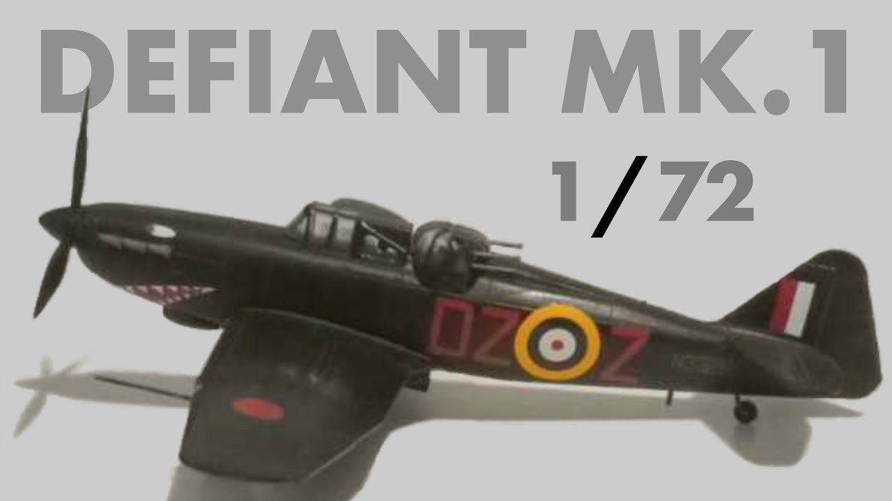 Airfix's 1/72 Boulton Paul Defiant Mk 1 Full Build