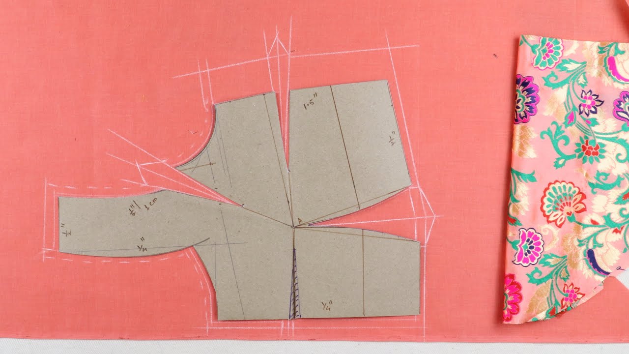 Part 3 : Four Dart Blouse step by step : Fabric cutting