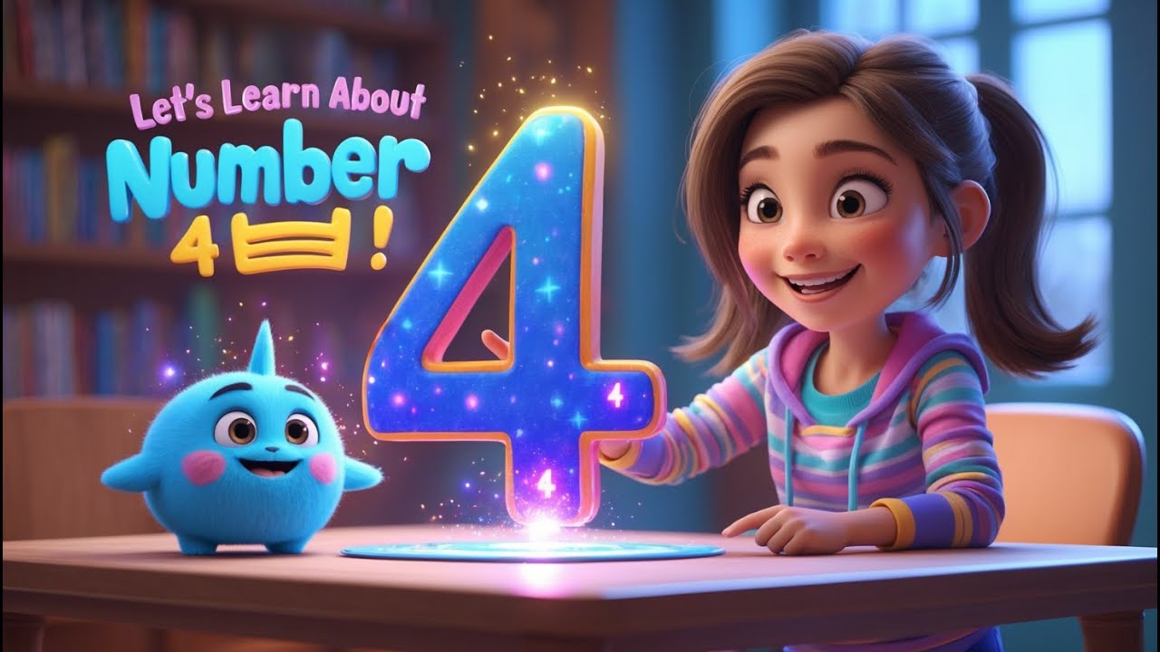 Learn the Fun Way to Count to Four with Friends