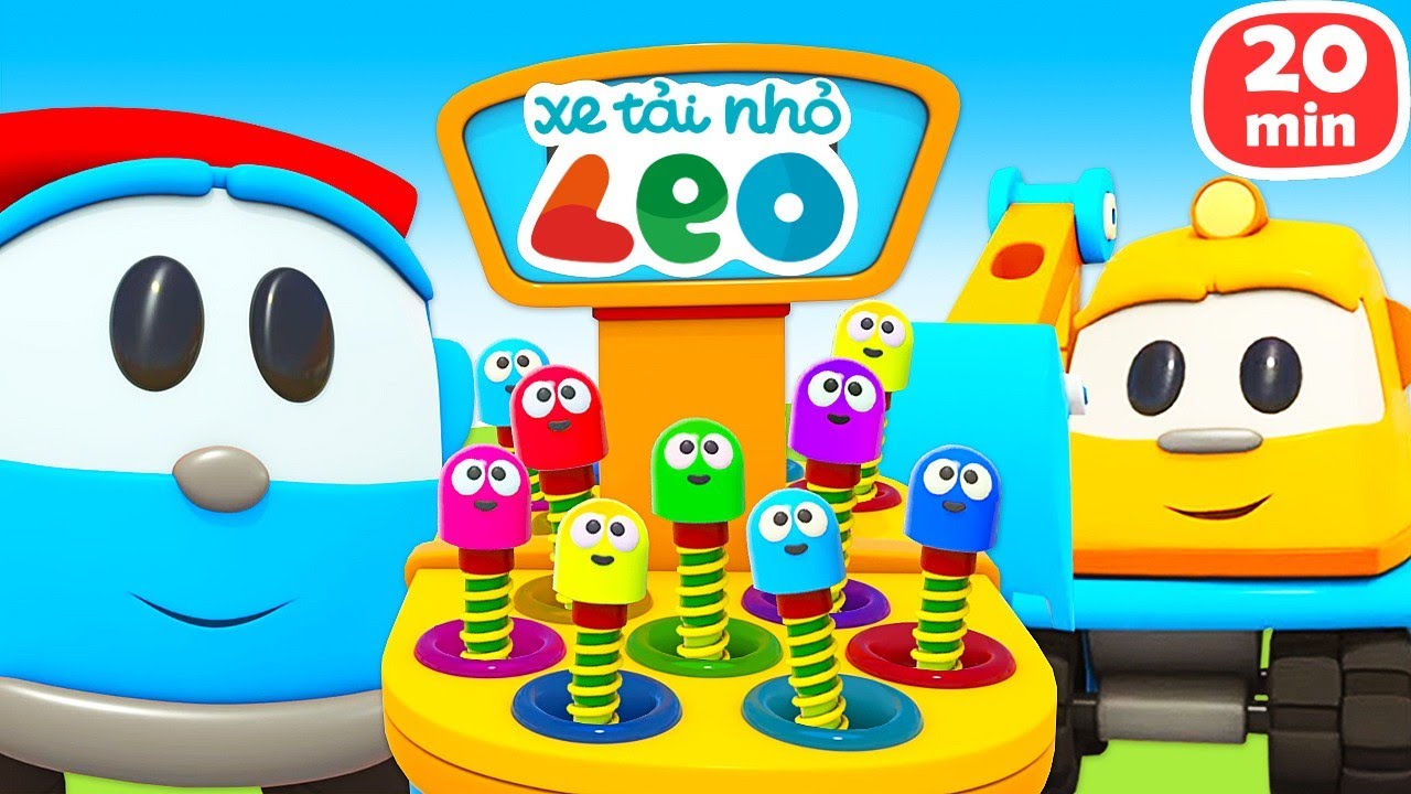 Xe tải nhỏ Leo. Phim hoạt hình cho trẻ em bằng Tiếng Việt. Ô tô và Xe tải cho trẻ em @CartoonsForKidsViet