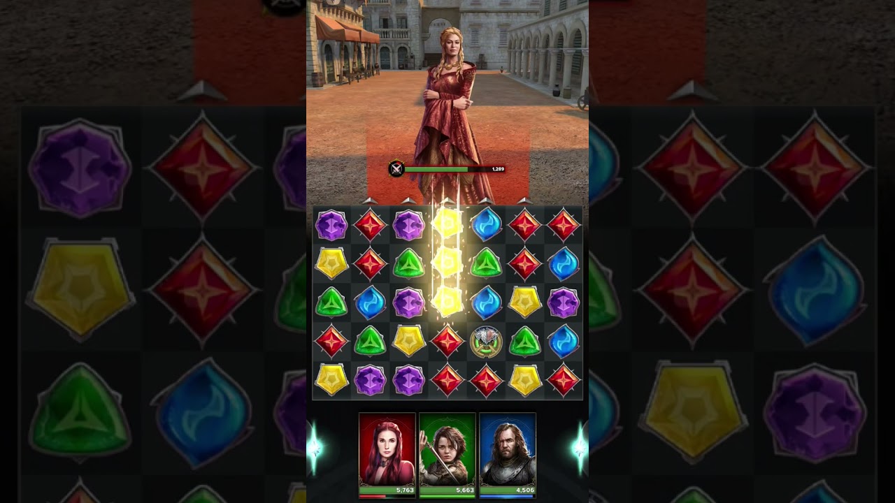 Cercie Lannister Faces Arya Stark #gameofthrones #shorts #videogame #trending #youtubeshorts