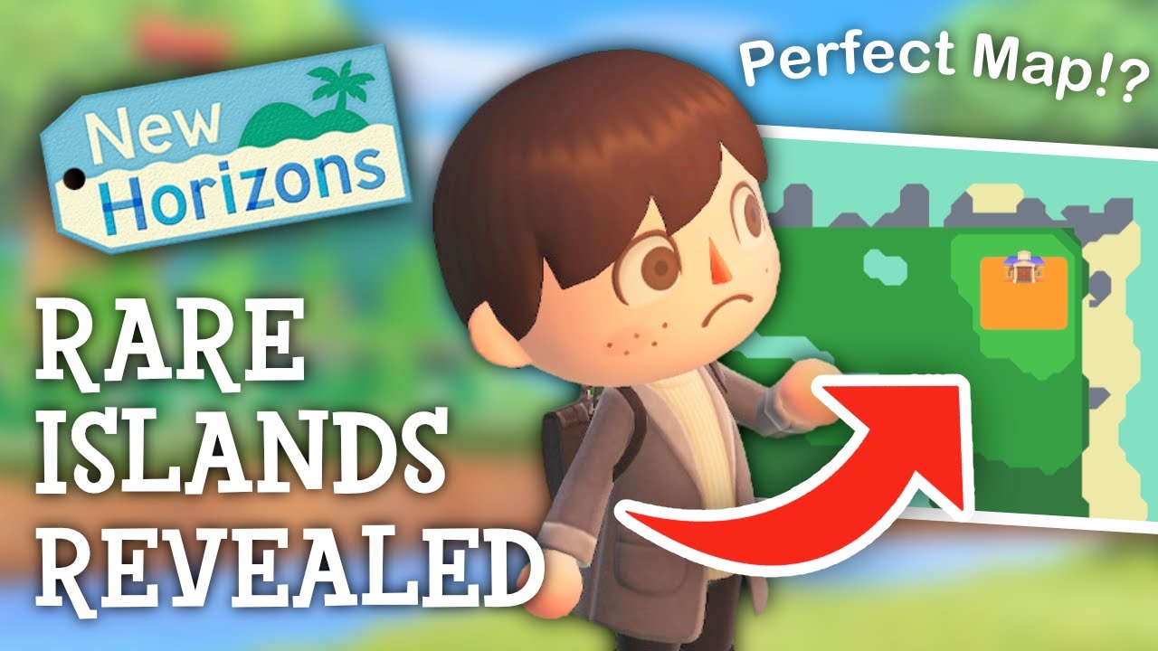 Animal Crossing New Horizons — представлены редкие и особые карты островов