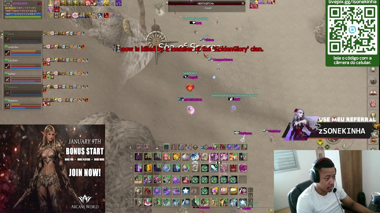 Arcane World (Server Wolf) Class SK lv 118