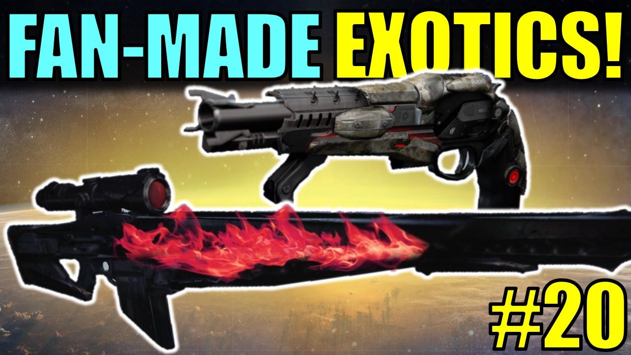 Destiny: FAN-MADE EXOTICS! | ONE-SHOT SNIPER | Submit YOUR Exotic Idea! | Part 20