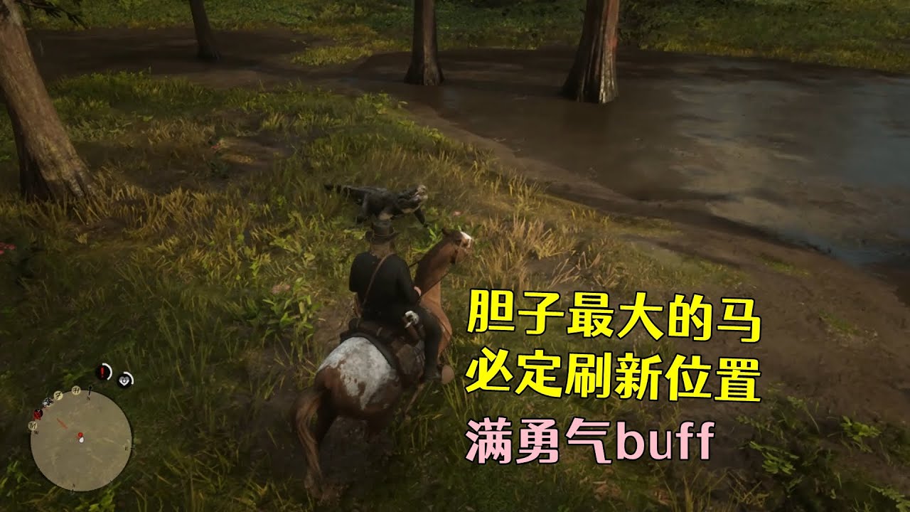 荒野大镖客2 胆子最大的马必定刷新位置 满勇气buff