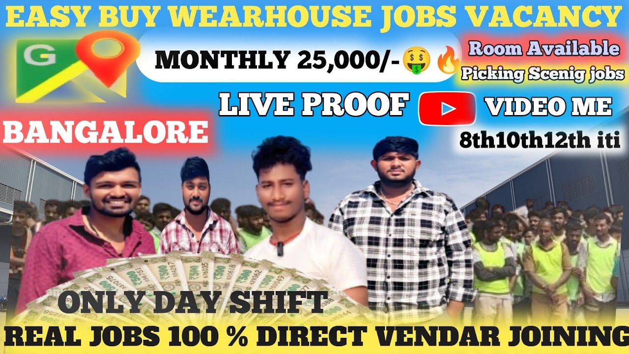 Highest Salary Bala Jobs Video Par Month 22,000 🤑 Se 25,000 🤑 Tak Ot 3/4 Hours Tak Milega Easy Buy 