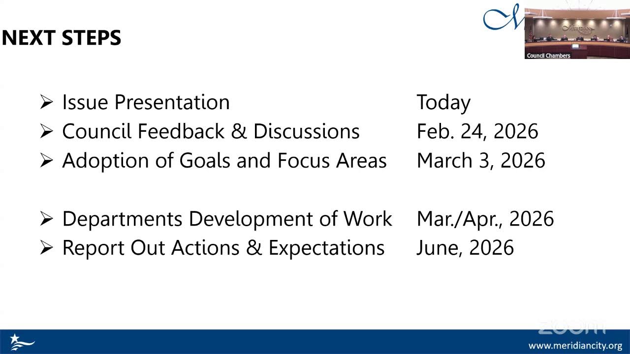 Meridian City Council - 2/3/26