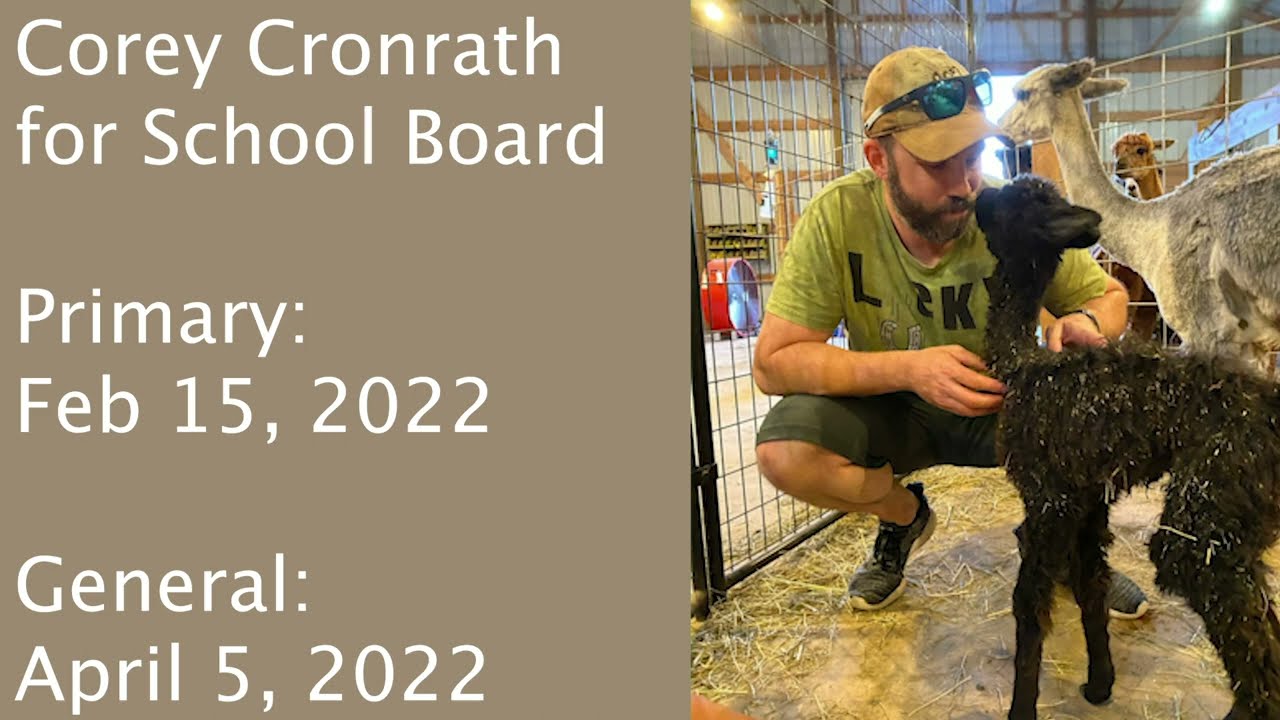 Corey Cronrath for School Board: Referendum early stage opinion