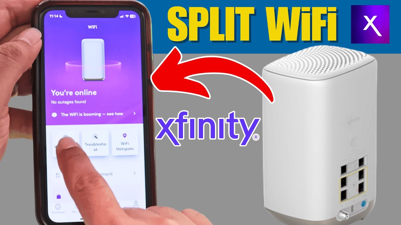 Как разделить диапазоны Xfinity 2,4 ГГц и 5 ГГц за считанные минуты!
