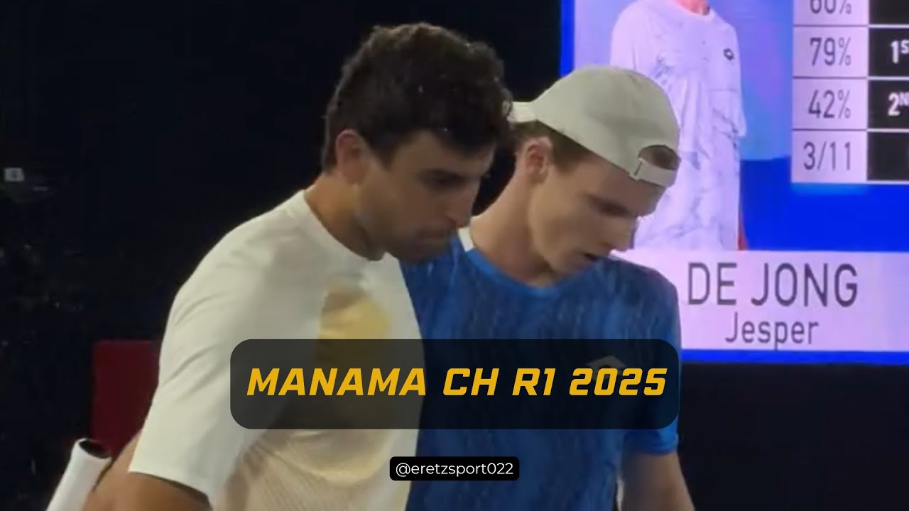 Manama Challenger 2025 R1: Jesper de Jong [6] vs. Aslan Karatsev Extended Highlights