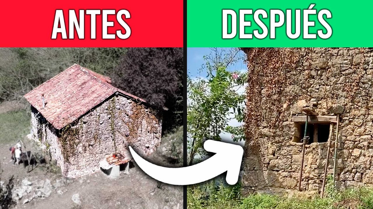 #14 🤯 Así hicimos una VENTANA en una CABAÑA de Piedra (centenaria!!) || Construyendo en el Paraíso