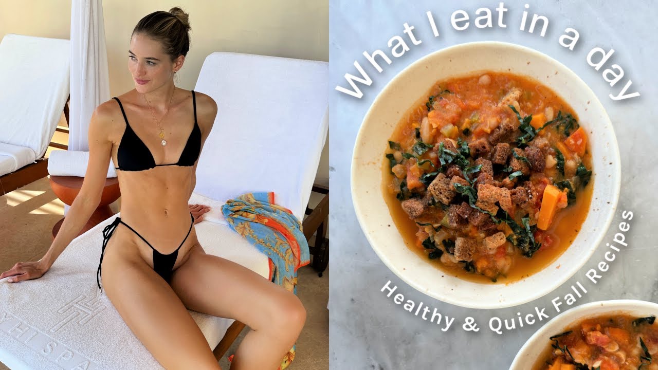 What I Eat in a Day as a Model | Healthy & Quick Fall Recipes | Sanne Vloet