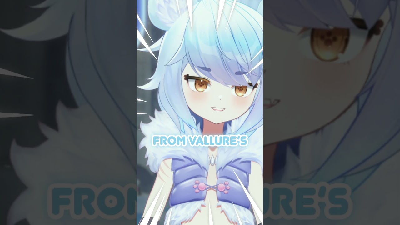 HELLO CIVILIZATION I'M ICEY SNOWPAWS!!!!! #shorts #vtuber #vallure