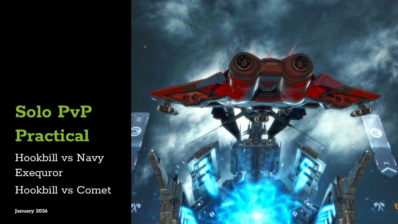 Solo PvP Practical - Hookbill vs Navy Exequror, Comet