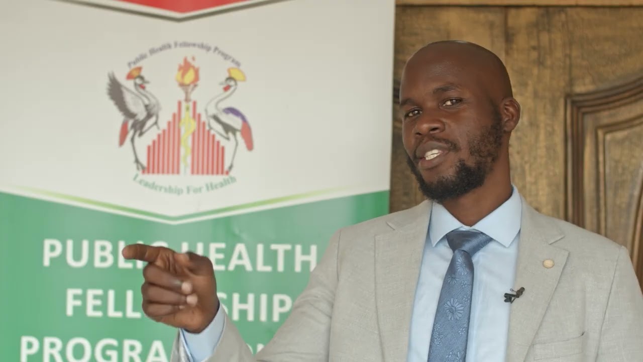 Innocent Ssemanda, Advanced FETP Cohort 2023 Fellow testifying about his fellowship experience