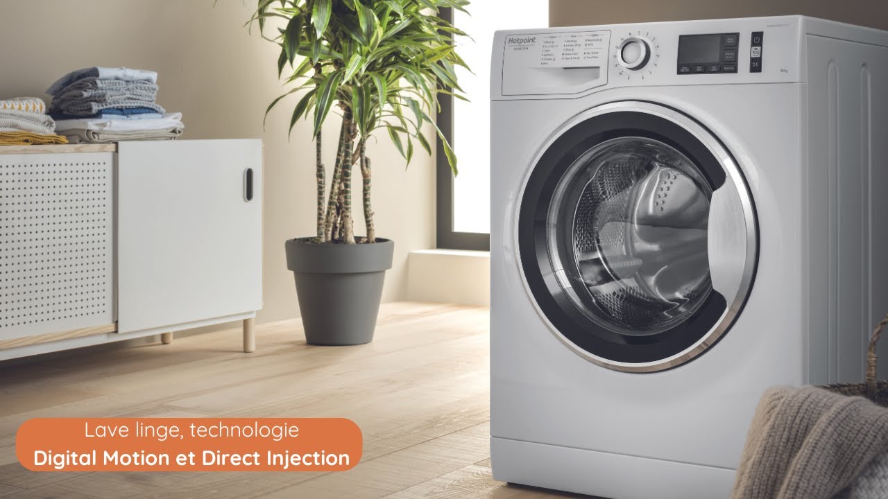 Lave-linge Natis Hotpoint, Digital Motion et Direct Injection