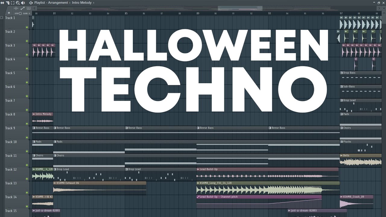 How To Make HALLOWEEN TECHNO!! - FL Studio Tutorial (+FREE FLP)