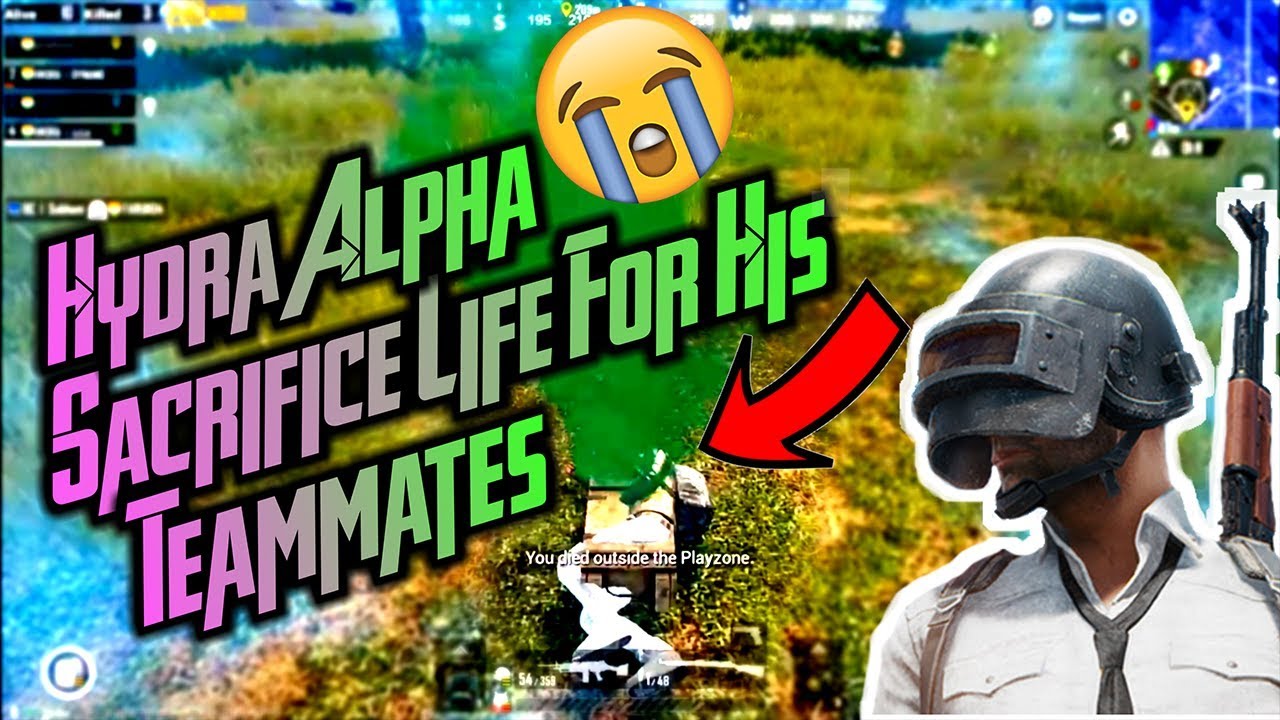 HYDRA ALPHA SACRIFICE HIS LIFE FOR HIS TEAMMATES ft DYNAMO GAMING & GAREBOO #PUBG MOBILE HIGHLIGHTS