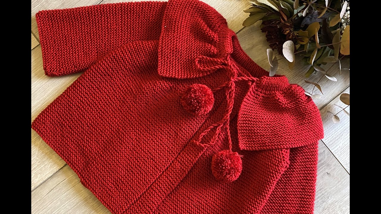 Pelerinli Prenses Hırka/Baby Cardigan