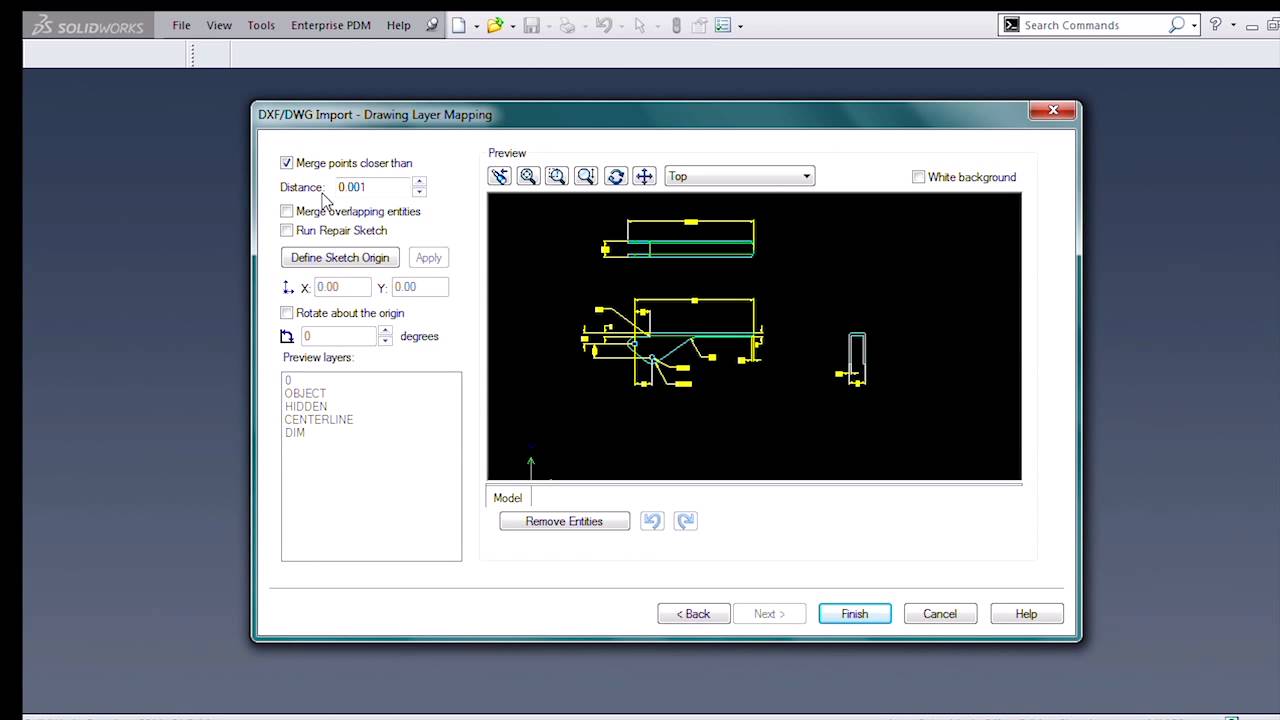 SOLIDWORKS - 2D Data to 3D in SOLIDWORKS