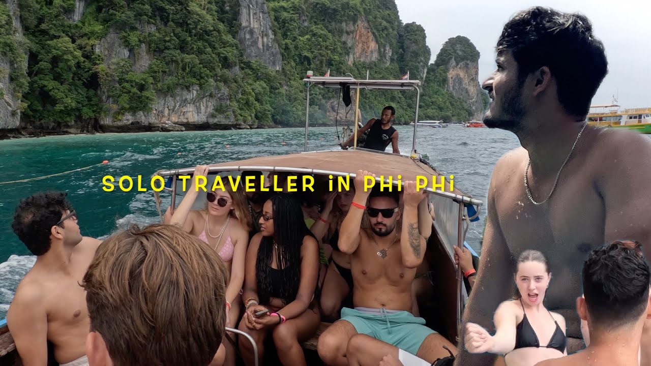 BLANCO BOAT PARTY  IN PHI PHI ISLAND 🇹🇭   |  SOLO TRAVELLER
