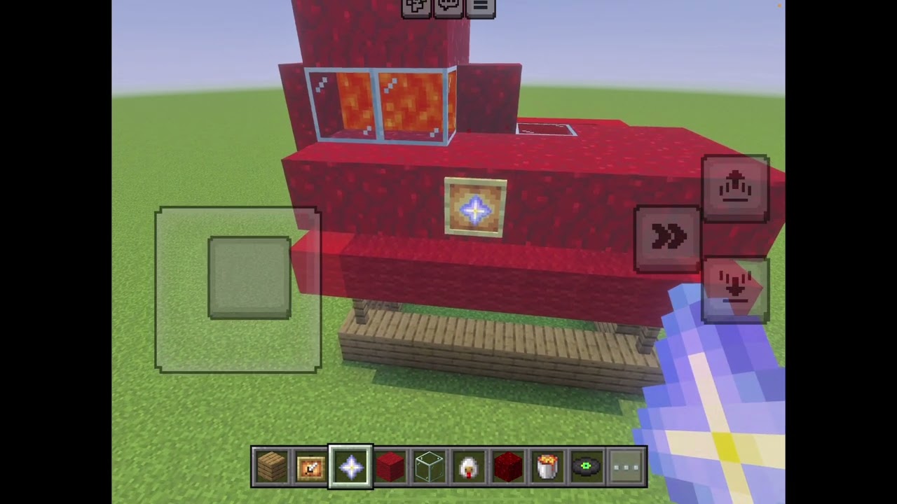 I made a lava chicken coop in Minecraft